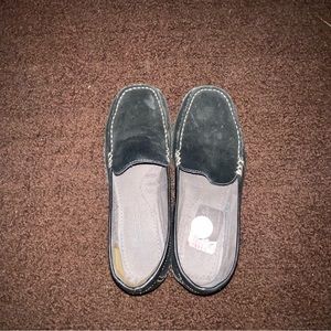 (NEW) slip on suede shoes